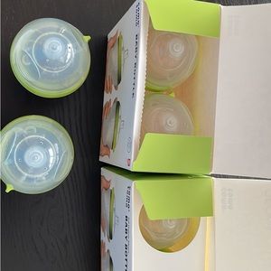 Six Comotomo silicone bottles. 8 ounces.